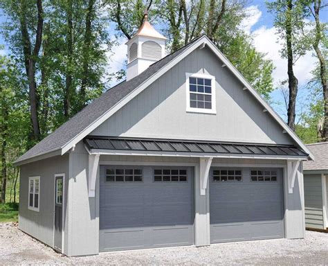 cape cod style metal gargage house|24x24 Skyline Garage W/8 Walls .